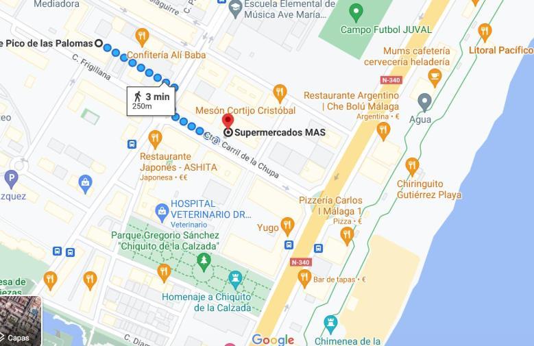 Precioso Apartamento A 5 Minutos Andando De La Playa Малага Экстерьер фото